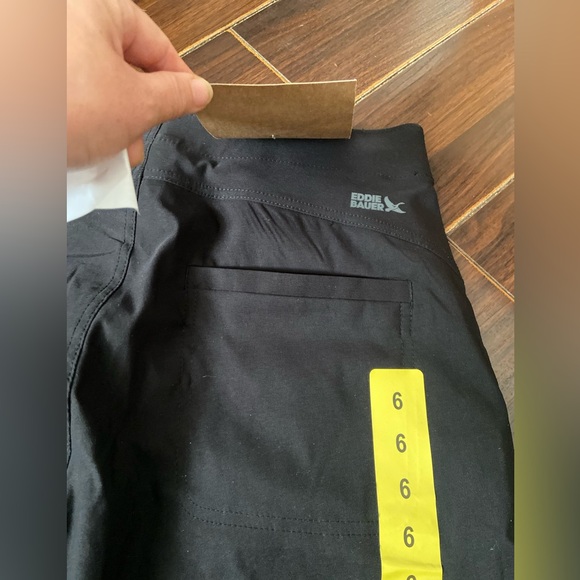 Eddie Bauer Women's Horizon Straight Ankle Pant UPF 50+ Black Size 6 - Picture 11 of 12